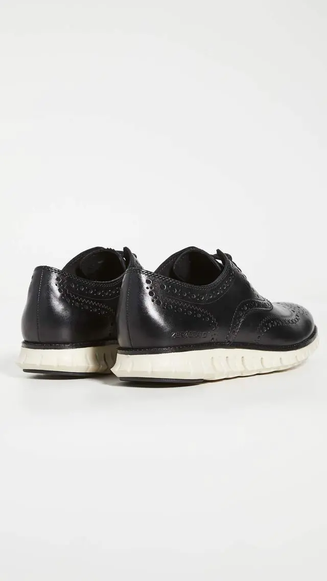 Alt view image 7 of 7 - Cole Haan mens Zerogrand Wing Oxford, Black, 10.5 US