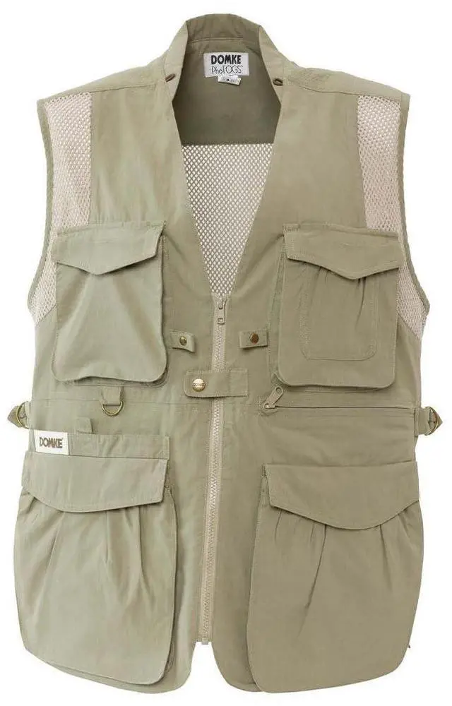 Alt view image 6 of 12 - Domke PhoTOGS Vest, Medium, Khaki