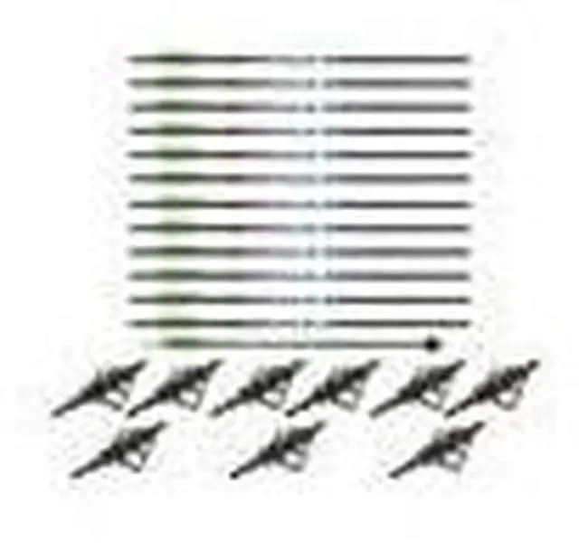 Alt view image 4 of 7 - Killer Instinct Crossbows Hypr Lite 20 inch Crossbow Bolts (12-Pack) with Decocking Bolt and Fixed-Blade Steel Tip 100-Grain Hunting Broadheads (9-Pack) (6 Items)