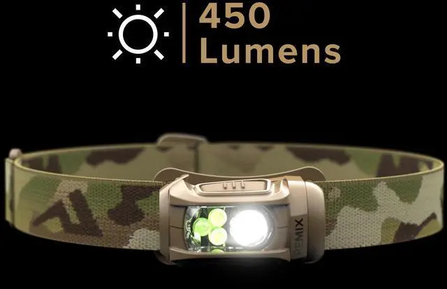 Alt view image 7 of 12 - PRINCETON TEC REMIX LED HEADLAMP - MULTICAMO