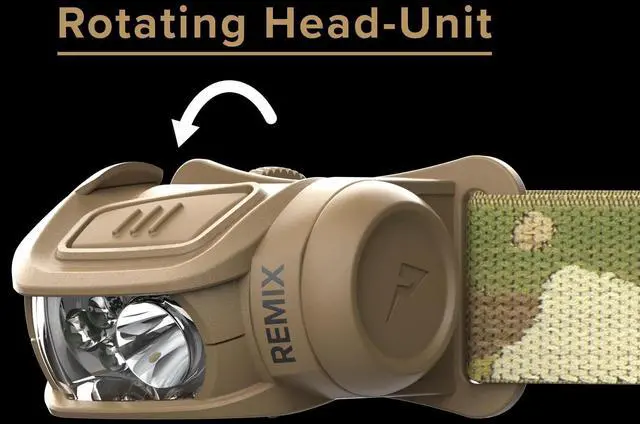 Alt view image 9 of 12 - PRINCETON TEC REMIX LED HEADLAMP - MULTICAMO