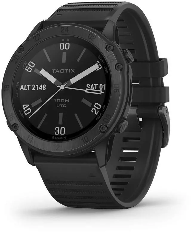 Alt view image 16 of 20 - Garmin Tactical Premium GPS Smartwatch (Black)