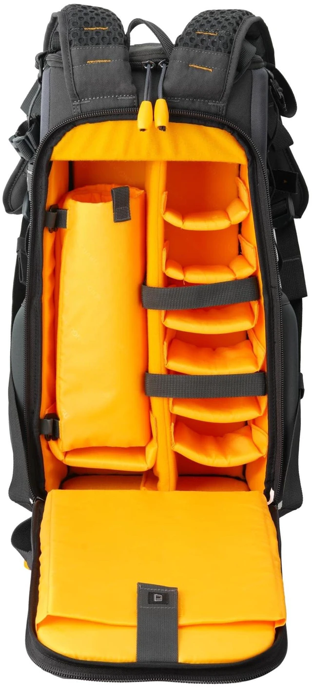 Alt view image 2 of 14 - Vanguard Alta Sky 42 Weatherproof Professional Camera Backpack with Airflow-Enhanced Back and Harness for DSLR or Mirrorless Camera (16.6 Liters, Gray)