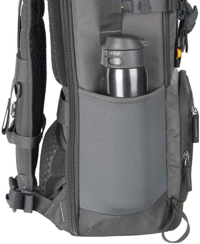 Alt view image 3 of 14 - Vanguard Alta Sky 42 Weatherproof Professional Camera Backpack with Airflow-Enhanced Back and Harness for DSLR or Mirrorless Camera (16.6 Liters, Gray)