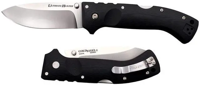 Alt view image 14 of 15 - COLD STEEL 30U COLD STEEL ULTIMATE HUNTER FOLDER 3.5 IN BLADE G-10 HANDLE