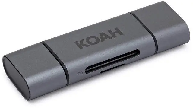 Alt view image 3 of 7 - Koah PRO Rugged Memory Storage Carrying Case and 2-in-1 Aluminum Dual Slot SD Card Reader Bundle (2 Items)