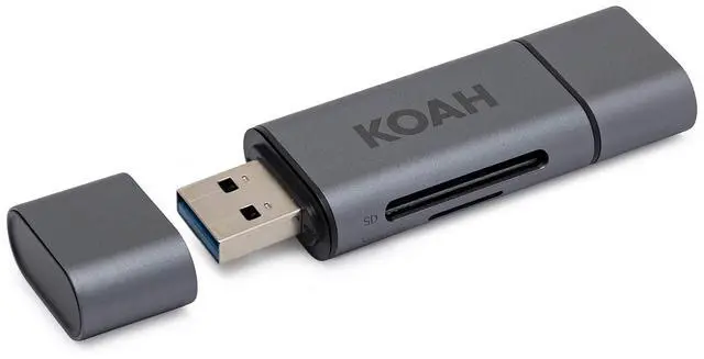 Alt view image 5 of 7 - Koah PRO Rugged Memory Storage Carrying Case and 2-in-1 Aluminum Dual Slot SD Card Reader Bundle (2 Items)