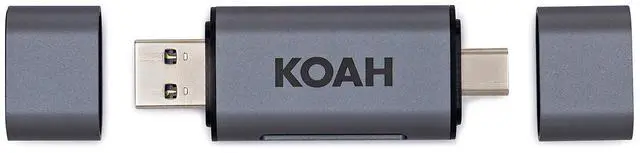 Alt view image 6 of 7 - Koah PRO Rugged Memory Storage Carrying Case and 2-in-1 Aluminum Dual Slot SD Card Reader Bundle (2 Items)