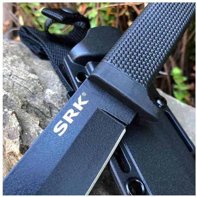 Alt view image 15 of 17 - COLD STEEL 35AN COLD STEEL SRK FIXED BLADE 6.0 IN PLAIN KRATON HANDLE