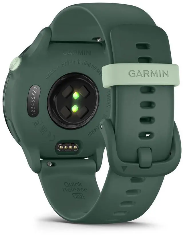 Alt view image 16 of 16 - Garmin vívoactive® 6, Health and Fitness GPS Smartwatch, AMOLED Display, Up to 11 Days of Battery, Metallic Jasper Green with Jasper Green Band