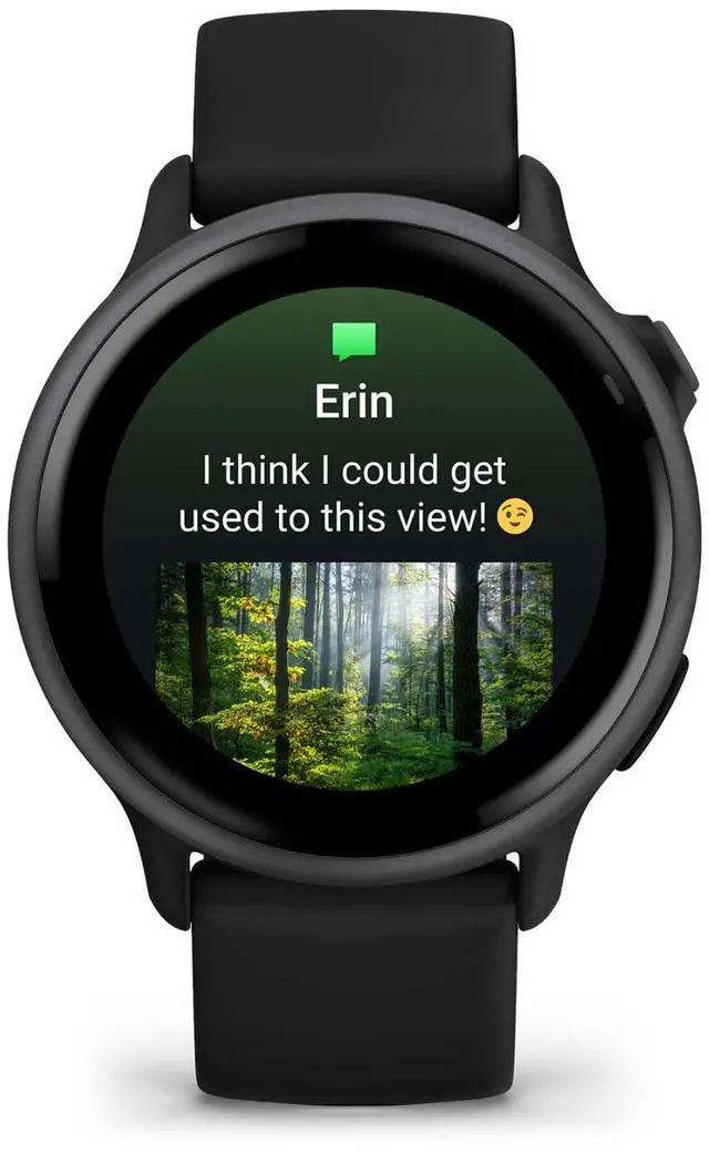 Alt view image 12 of 16 - Garmin vívoactive® 6, Health and Fitness GPS Smartwatch, AMOLED Display, Up to 11 Days of Battery, Slate with Black Band