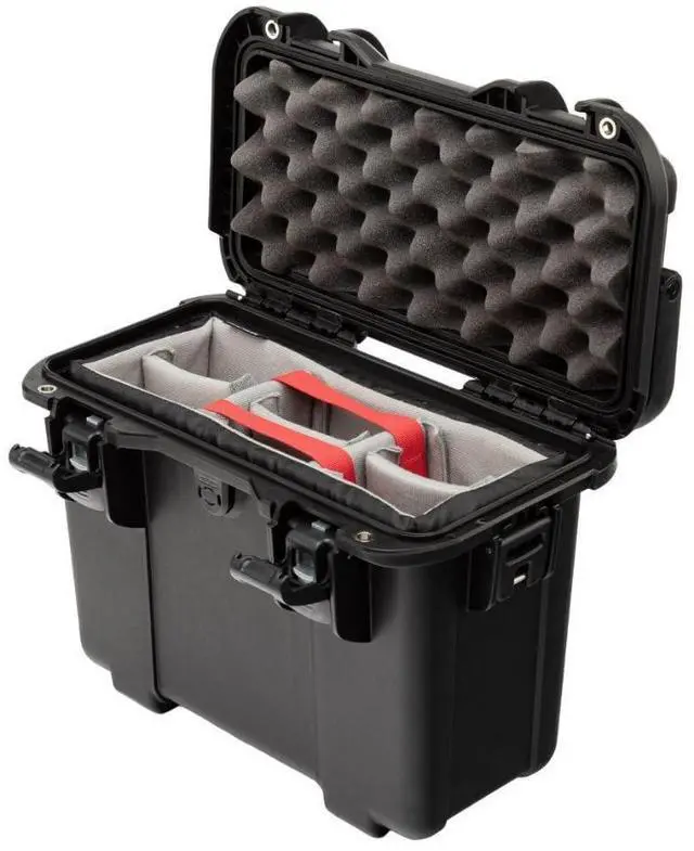 Alt view image 6 of 10 - Nanuk T20 Top Loader Waterproof Hard Case with Plastic Tray and Dividers, Black