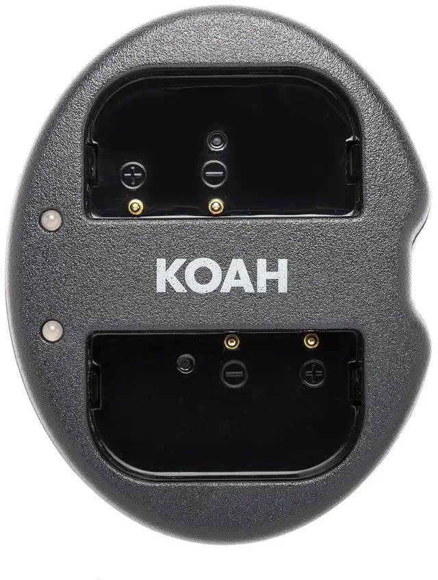 Alt view image 4 of 7 - Koah PRO Panasonic DMW-BLF19 Two-Pack Rechargeable 2000 mAh Battery and Dual Portable Charger Kit, USB charging output for digital camera, long lasting Japanese cell high voltage batteries