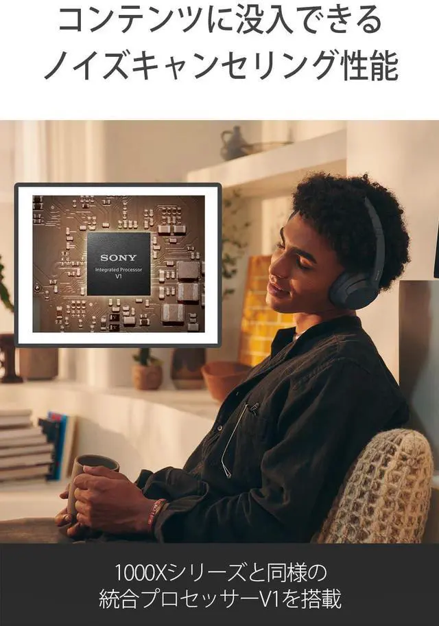 Alt view image 3 of 7 - Sony Wh-Ch720Nb Noise Canceling Wireless Bluetooth Headphones - Built-In Microphone - Up To 35 Hours Battery Life And Quick Charge - Matte Black (Black)