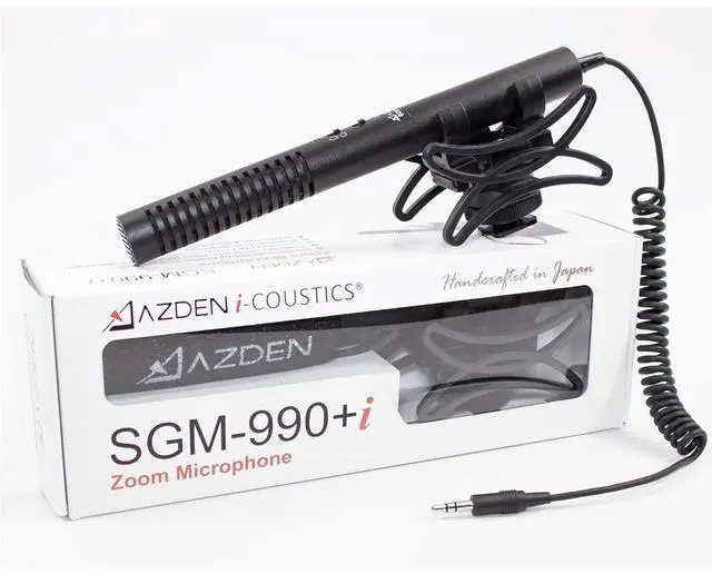 Alt view image 10 of 13 - Azden SGM-990+I Supercardioid/Omni Shotgun Microphone #SGM-990 + I