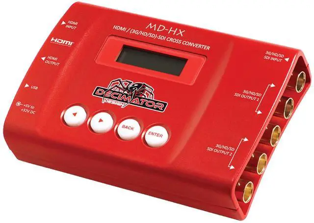 Alt view image 17 of 20 - Decimator DD-HX HDMI & SDI Cross Converter with Scaling & Frame Rate Conversion
