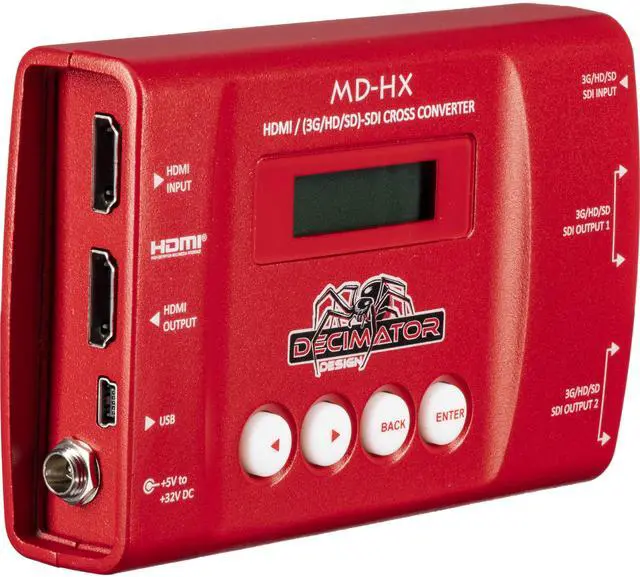 Alt view image 18 of 20 - Decimator DD-HX HDMI & SDI Cross Converter with Scaling & Frame Rate Conversion