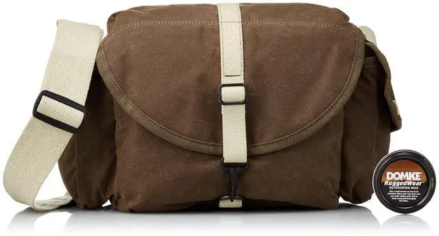 Alt view image 19 of 19 - Domke F-3X Super Compact RuggedWear Shoulder Bag (Brown)