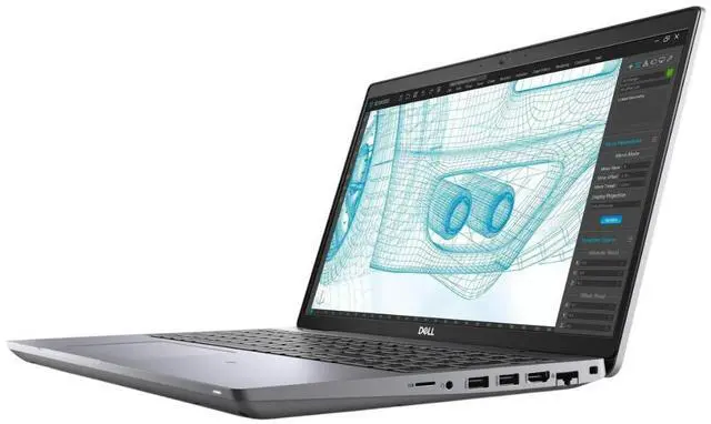 Alt view image 2 of 7 - Dell Precision 3561 Workstation 15.6-inch Full HD Display, Intel Core i7-11800H, 32GB RAM, 512GB SSD, Nvidia Quadro T1200, Windows 11 Pro