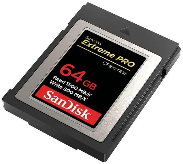 Alt view image 3 of 7 - SanDisk 64GB Extreme PRO Type B CFexpress Card