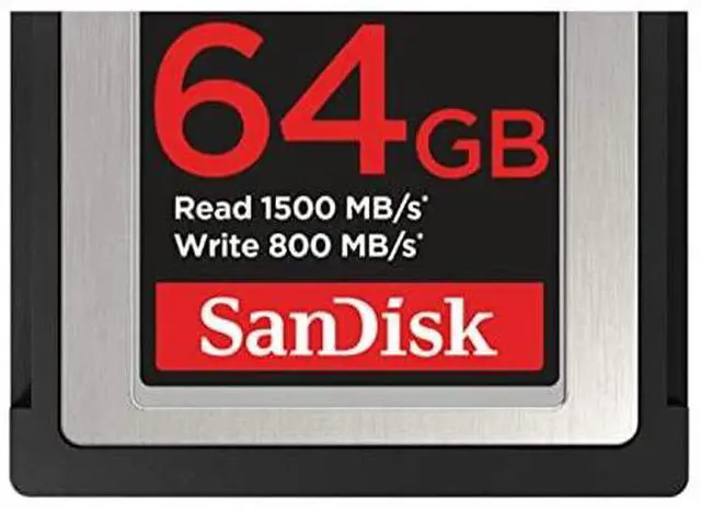 Alt view image 6 of 7 - SanDisk 64GB Extreme PRO Type B CFexpress Card