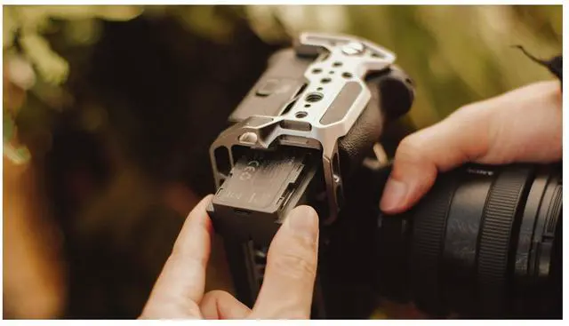 Alt view image 4 of 14 - Tilta NP-FZ100 2400mAh High-Capacity Battery for Digital Cameras with High-Energy-Density Cell, USB-C Port, and Built-In Decoding Chip (Green)