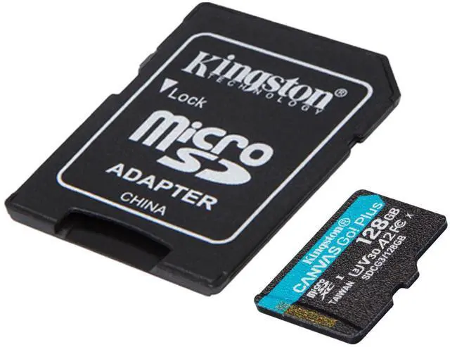 Alt view image 4 of 5 - Kingston 128GB MicroSDXC Canvas Go Plus Memory Card (2-Pack) Bundle with All-in-One High Speed USB 2.0 Card Reader Compatible With Mac and PC Systems (3 Items)