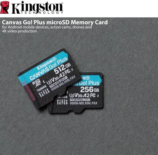 Alt view image 2 of 6 - Kingston 128GB MicroSDXC Canvas Go Plus Memory Card (3-Pack) Bundle with Focus All-In-One High-Speed Card Reader (4 Items)