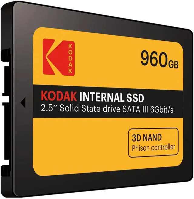 Alt view image 6 of 7 - Kodak Internal SSD X150, Yellow, 960GB