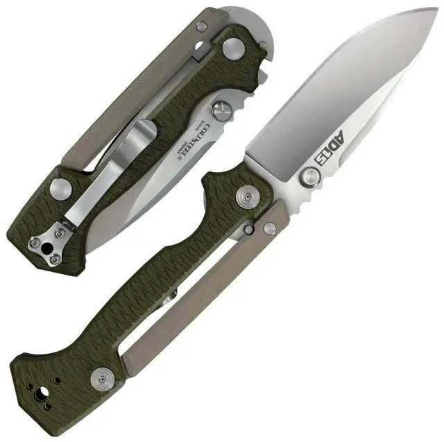 Alt view image 13 of 14 - Cold Steel AD-15 Ambidextrous Operated 3.5 Inch Blade Tactical Folder Knife
