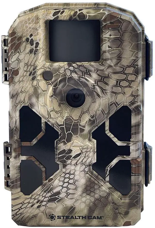 Alt view image 2 of 7 - Stealth Cam 2022 G42NG 32MP Trail Camera (4-Pack) with Tree Mounts, No-Glow Flash, 100-Ft. IR Range, Kryptek Camo Bundle with Holder, 32GB Card, and Card Reader (13 Items)