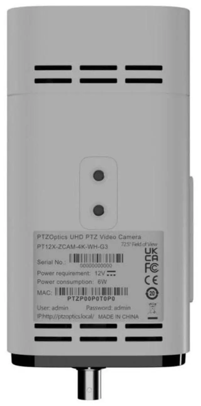 Alt view image 8 of 9 - PTZOptics Studio 4K (12X, White)