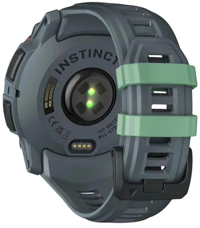 Alt view image 13 of 15 - Garmin Instinct® 3 50mm, AMOLED Display, Rugged Outdoor GPS Smartwatch, Metal-Reinforced Bezel, Built-in Flashlight, Up to 18 Days of Battery Life, Neo Tropic/Twilight