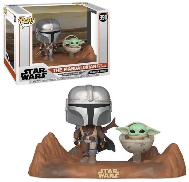 Alt view image 3 of 7 - Funko Pop Moment Star Wars The Mandalorian and The Child Vinyl Bobblehead