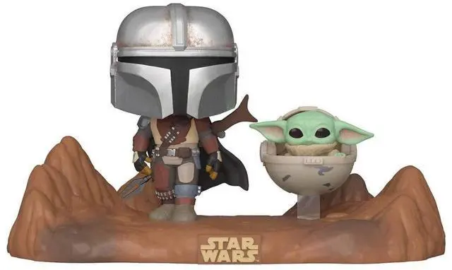 Main image of Funko Pop Moment Star Wars The Mandalorian and The Child Vinyl Bobblehead