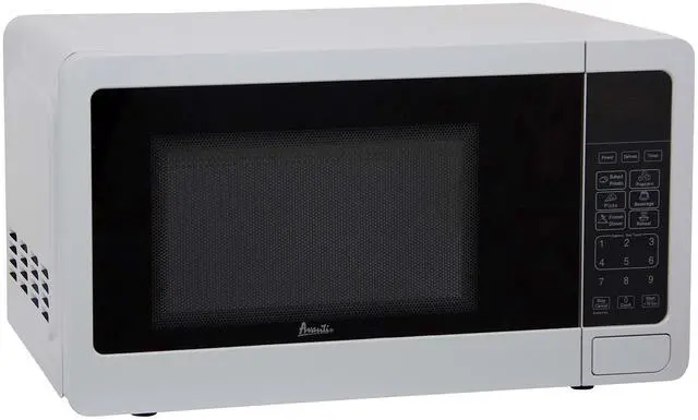 Alt view image 9 of 15 - Avanti 0.7 Cu. Ft. White Countertop Microwave