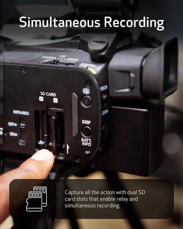 Alt view image 7 of 7 - Canon XA60 Professional UHD 4K Camcorder - OEM