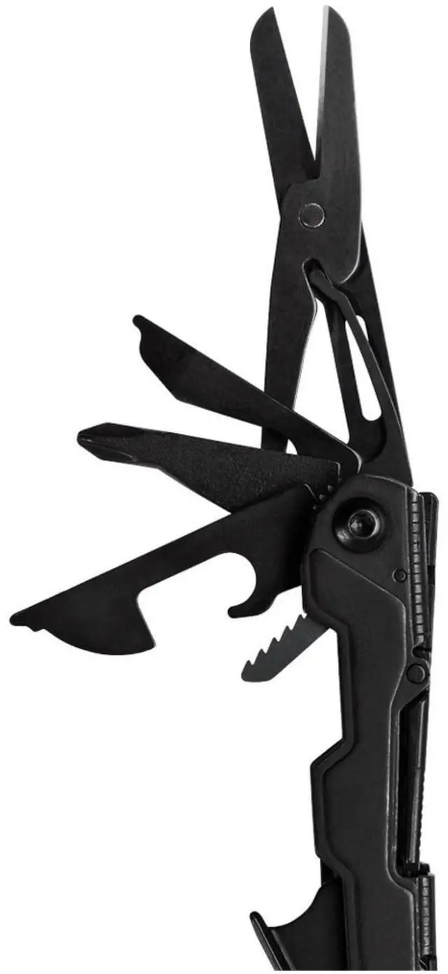 Alt view image 3 of 7 - SOG PowerLitre Mini Utility Pocket Multi-Tool 17, Lightweight Stainless Steel (Black)