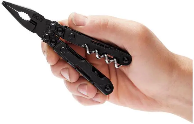 Alt view image 5 of 7 - SOG PowerLitre Mini Utility Pocket Multi-Tool 17, Lightweight Stainless Steel (Black)