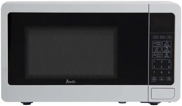Alt view image 12 of 15 - Avanti 0.7 Cu. Ft. White Countertop Microwave