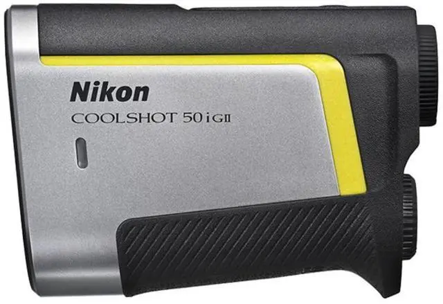 Alt view image 3 of 7 - Nikon Coolshot 50i GII Golf Rangefinder with 6x Magnification, Built-In Magnetic Mount, and Rainproof Construction
