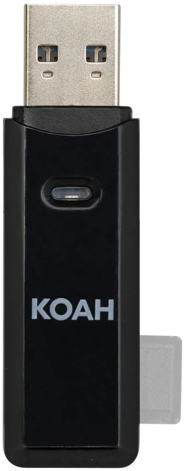 Alt view image 4 of 6 - Koah Pro 2-in-1 USB 3.0 Memory Card Reader for SDXC, SDHC, SD, Micro SDXC, Micro SD, Micro SDHC Card