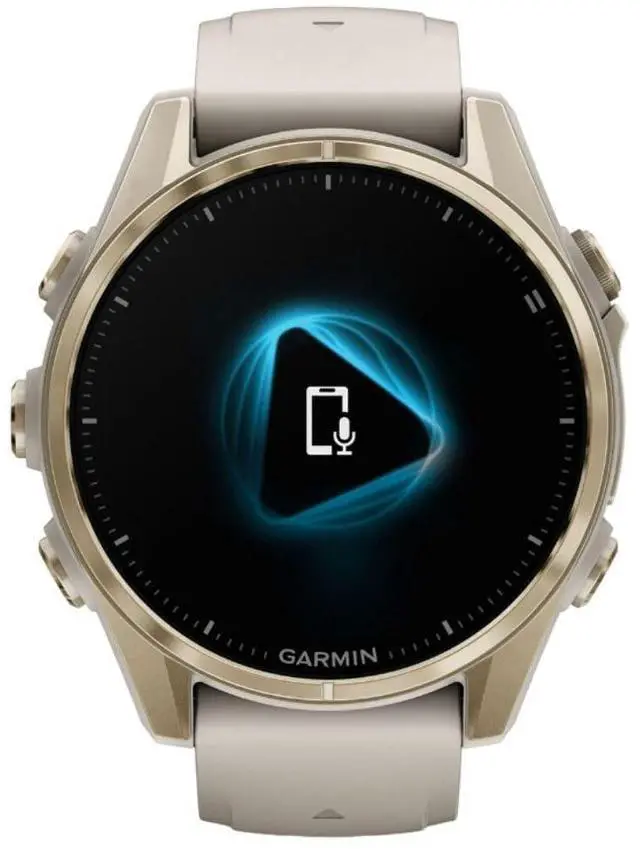 Alt view image 12 of 15 - Garmin fnix® 8 - 43mm, AMOLED, Sapphire, Premium Multisport GPS Smartwatch, Long-Lasting Battery Life, Dive-Rated, Built-in LED Flashlight, Soft Gold with Dark Sandstone Band