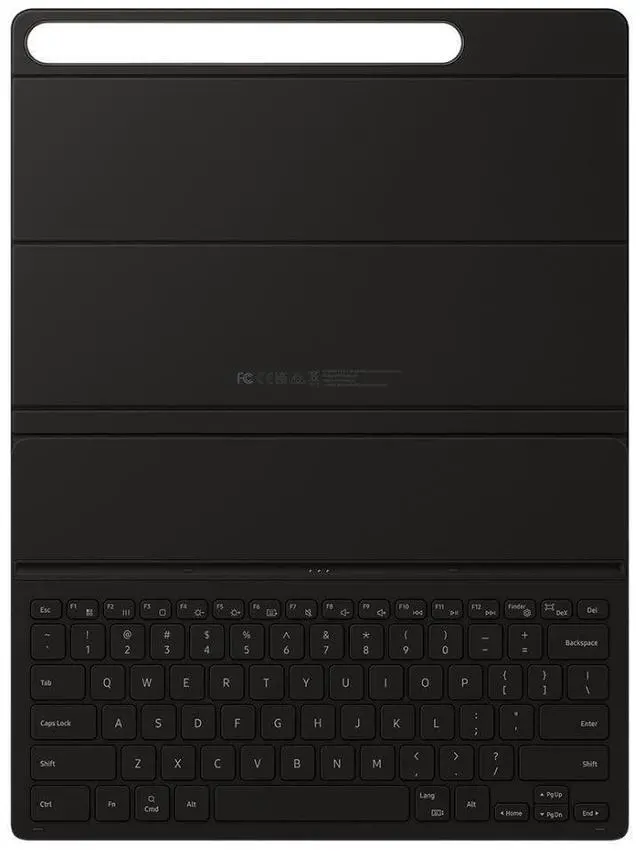 Alt view image 3 of 7 - Samsung Lightweight, S Pen Compartments Book Cover with Wireless Keyboard Sharing and Built-In Keyboard Slim for Galaxy Tab S9+ and Tab S9 FE+