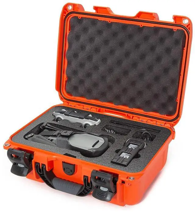 Alt view image 3 of 6 - Nanuk 915 Waterproof Protective Case with Foam Insert for DJI Mavic 3, Orange