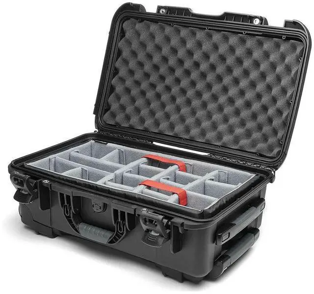 Alt view image 5 of 11 - Nanuk 935 Waterproof Carry-On Hard Case with Wheels and Padded Divider - Black