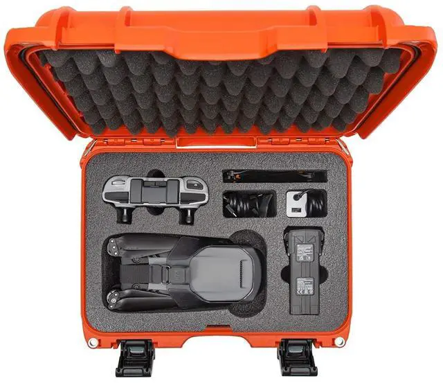 Alt view image 4 of 6 - Nanuk 915 Waterproof Protective Case with Foam Insert for DJI Mavic 3, Orange