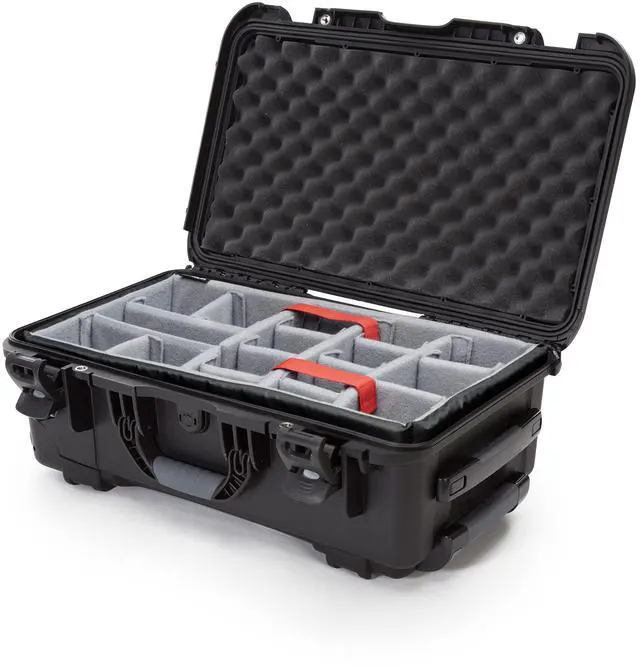 Alt view image 6 of 11 - Nanuk 935 Waterproof Carry-On Hard Case with Wheels and Padded Divider - Black