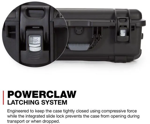 Alt view image 9 of 11 - Nanuk 935 Waterproof Carry-On Hard Case with Wheels and Padded Divider - Black