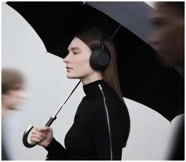 Alt view image 7 of 7 - Sony WH-1000XM6 Wireless Noise-Canceling Headphones (Black) Bundle with Rechargeable Clip-On Light (2 Items)